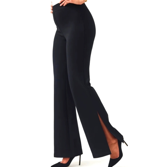 SPANX Perfect Pant Split Hem Wide Leg NWT Large Tall - Picture 1 of 13